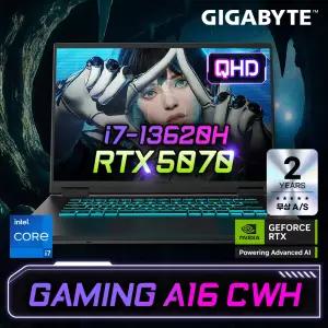 기가바이트 GAMING A16 CWH 인텔 i7 지포스 RTX5070 QHD 400nit 리퍼