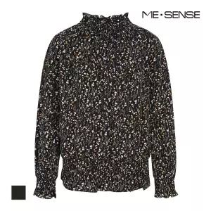 [미센스] 프린트 스모킹 블라우스_MB49BLMD05Z