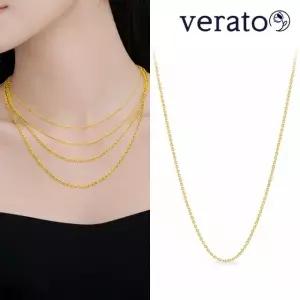 베라토 24K 순금 데일리 체인 목걸이