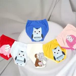 남자 아기 기저귀 떼기 배변 팬티 방수 훈련 세트 유아 밤 가리기 첫 소변 습관 1+1