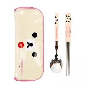 [알티피아]BS 슬림 수저케이스세트(얼굴)(핑크) 젓가락연습 아기선물