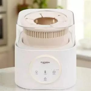 저소음 분유 쉐이커 디스플레이 거품없는 회전 모드 선택 화이트 전동 믹서