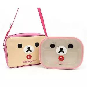 [알티피아]BS 가방스텐식판도시락(얼굴)(핑크)