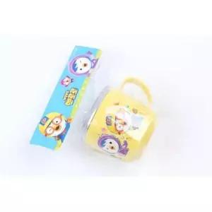 [알티피아]BS 릴팡 뽀로로 논슬립 투명뚜껑 스텐컵 유아컵 뽀로로컵