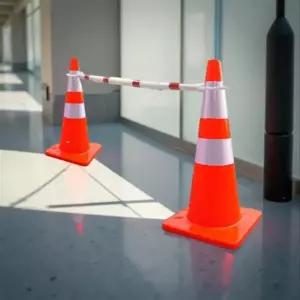 라바콘간편연결봉 칼라콘 주차금지 콘걸이봉 걸이대 출차 주의등 콘걸이 경계봉