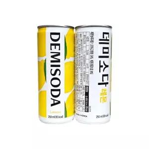 [셀러허브]동아오츠카 데미소다 레몬 탄산 캔음료 250ml x 30개 /s (E42543494)