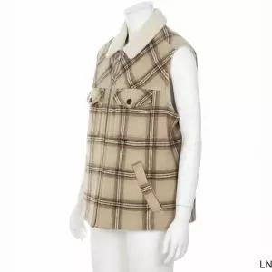 ISABEL MARANT KIRAN 체크 베스트 50CM