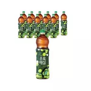 [셀러허브]웅진식품 웅진 초록매실 1.5L 12개입(1박스) /s (S33434747)