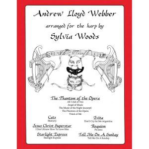 앤드류 로이드 웨버, 하프 편곡 | 뮤지컬 레버와 악보 하프를 고급 및 페달 브로드웨이 위한 테마 연주자를 중급 음악 우즈 실비아 송북