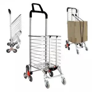 초경량 접이식 계단형 핸드카트 다용도 쇼핑 바퀴 손수레 장바구니