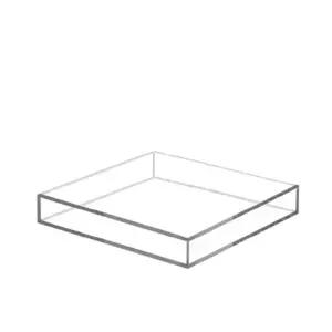 촬영용 아크릴 수조 광고 소품 80x60x5.5CM 케이스 연출 투명 얕은 특수촬영