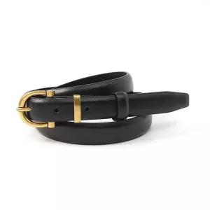 [알티피아]TBZ 블랙 소가죽 여성 포인트 벨트 S-1 깔끔한여성벨트