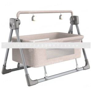 다기능 전동 요람 침대 쉽게 접을 수 있는 바구니 음악 모기장 전자 그네