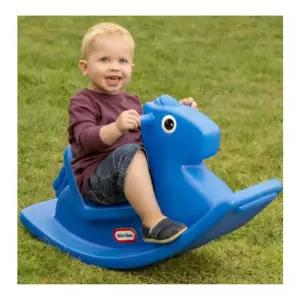 12개월 아기 놀이방 평형감각 1인시소 흔들 목마 시이소 블루 교감완구 말타기 날선물