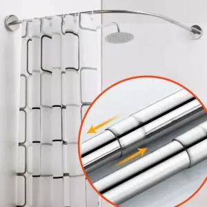 욕실 커튼봉 브라켓 샤워 커텐봉 고정