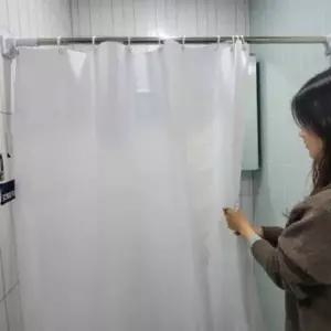 욕실 샤워커튼 방수 80x180 화이트 샤워 커텐
