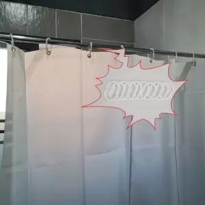 비닐 샤워커튼 욕실 화이트 150x180