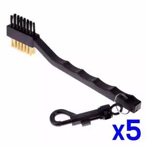 TBZ 열쇠고리형 골프채 청소용품 브러쉬 x5개 바닥청소솔