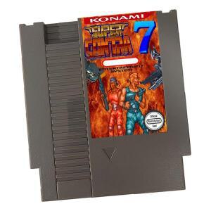 NES 비디오 게임 콘솔용 슈퍼 컨트라 7 72 핀 8비트 카트리지