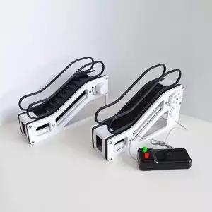 에스컬레이터 장난감 움직이는 미니 엘리베이터 블록 무선 트랙