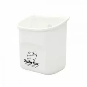 욕실 수납 케이스 흡착 식기통 화이트