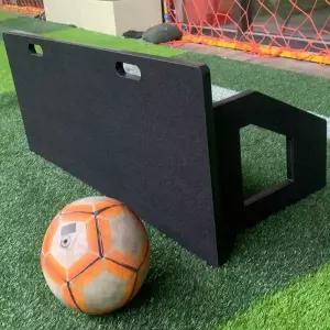 축구 리턴볼 패스 축구장 연습 훈련 상품 셀프 풋살장 선수 블랙 1000x400x20mm