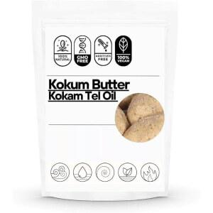 VS 코쿰 버터 - 코캄 텔 오일 | 인도 코쿰 나무 열매에서 추출 | 얼굴, 입술 및 바디 피부 문제 | 100% 천연, 및 성분 | 모든 피부 타입에 적합 (100 GMS)
