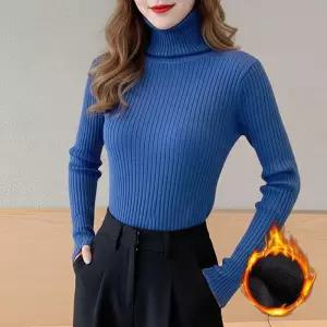 여성 소프트 5컬러 골지 LK-T003 기모 목폴라티