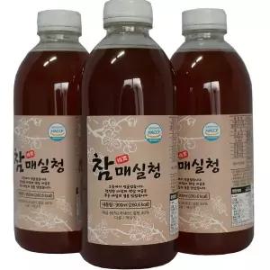 고흥 향긋한 참매실청매실엑기스900ml 2개