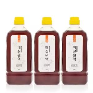 유기농매실숙성 매실원액 900ml 3개