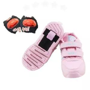 아동 청소년 바퀴 탈착 가능 운동화 스케이트 겸용 신발 핑크