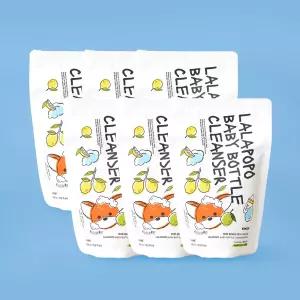 케이맘 랄라포포 비건 아기유아 젖병식기세정제 리필형 400ml 3개+3개(액상형)