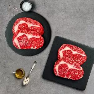 [오늘자연][냉장][오늘자연]청정한우 1등급 알뜰 구이세트 2호 700g (등심 350gX2팩/ 총 700g / 1등급)