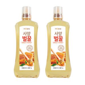 다농원 사양벌꿀 1kg 2개세트