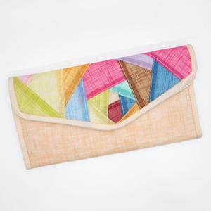 미도규방 전통 색동 모시 3단 장지갑 외국인 부모님 선물 기념품