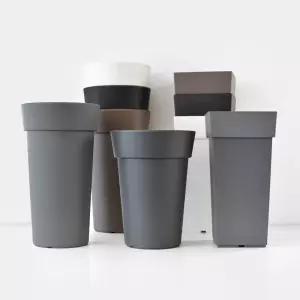 마이플랜트 유니크 모던 대형 화분 거실 베란다 플라스틱 인테리어 화분