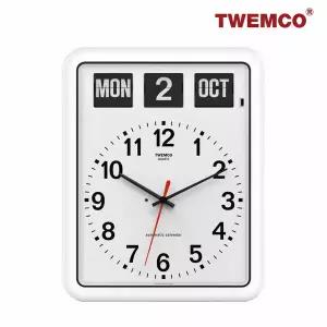 트웸코 BQ-12A (화이트) 퍼페추얼 캘린더 플립 벽시계