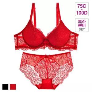 빅사이즈속옷/606_CD컵 브라팬티세트/빅사이즈브라/여자속옷