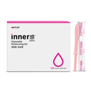 이너감 모이스처라이징젤 일회용 여성 보습젤 1.7gx120개입 추가10개 웨트러스트