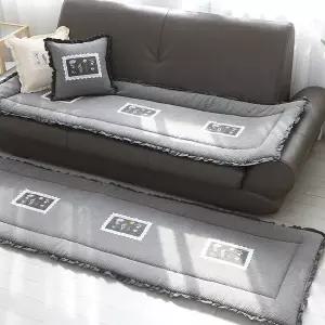 [이솔홈]팬지 최고급 사계절 쇼파패드 돌쇼파 패드 3인용 4인용