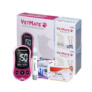 벳메이트 혈당측정기+시험지100매(27년12월)+침100매+솜100매