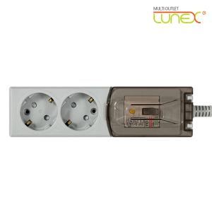 루넥스 누전 차단용 고용량 멀티탭 ELB 에어컨 건조기 온풍기 냉장고 냉난방용품 2구