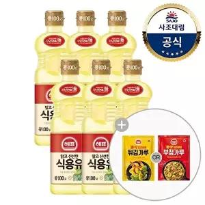 [사조대림][사조대림] 해표 콩기름500ml x6개+튀김/부침가루1kg x1개
