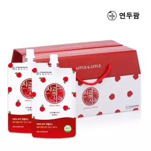 [하프클럽/연두팜]NFC 착즙 프리미엄 사과즙 30개입 1박스 100ml