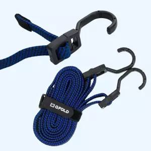 큐폴드 탄성로프 길이조절형 2.6M 스트레치코드 탄성끈