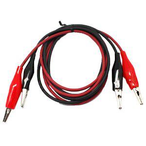 [SEUNGWON]SAC-22 악어 클립 케이블 중 1m 1set 악어전선집게