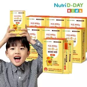 뉴트리디데이 키즈 짜먹는 비타쭈 비타민 아연 젤리 15포 x 7박스