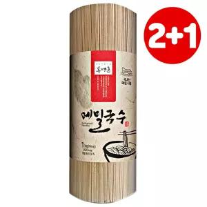 봉평촌 메밀국수 1kg 롤타입, 3개 국내산 메밀면 사리