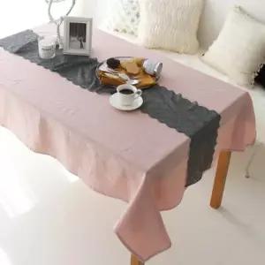 [텐바이텐]루시 린넨 테이블보-인디핑크