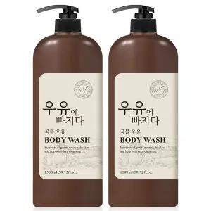 우유에빠지다 대용량 바디워시 바디클렌저 1500ml 2개